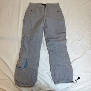 Xhilaration Women's Gray Cargo Pants‎ Size 13 Joggers Athleisure Y2k Baggy Punk